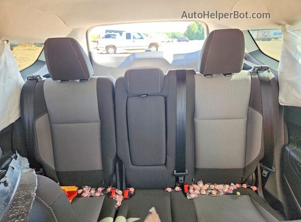 1FMCU0GD4JUB03454 2018 FORD ESCAPE Blue Rear seats view