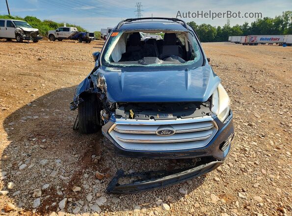 1FMCU0GD4JUB03454 2018 FORD ESCAPE Blue Front view