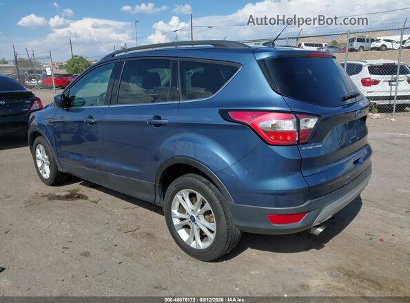 1FMCU0GD4JUC03392 2018 FORD ESCAPE Blue Trasero izquierdo