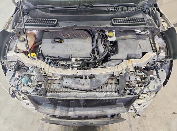 1FMCU0GD4JUC46906 2018 FORD ESCAPE Tan Widok komory silnika