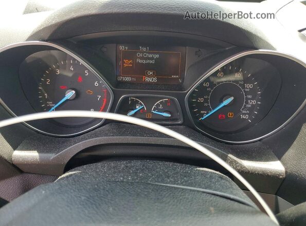 1FMCU0GD4JUC61311 2018 FORD ESCAPE Черный Вид щитка приборов
