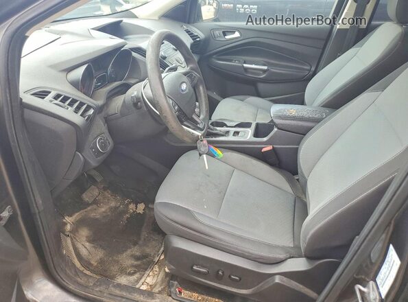 1FMCU0GD4JUD26710 2018 FORD ESCAPE Gray Front interior view