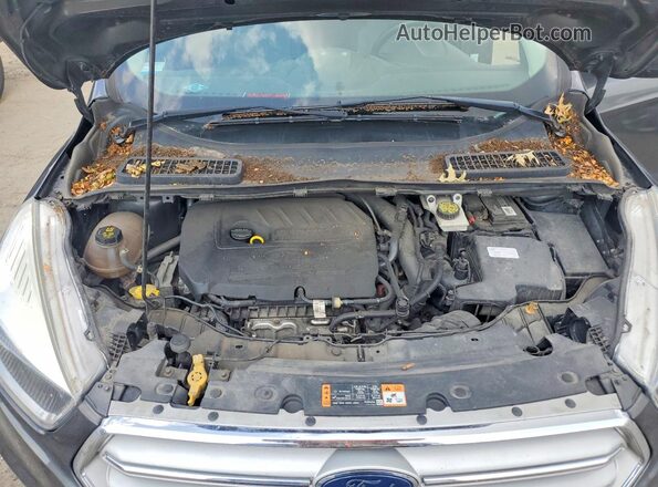 1FMCU0GD4JUD26710 2018 FORD ESCAPE Gray Engine compartment view