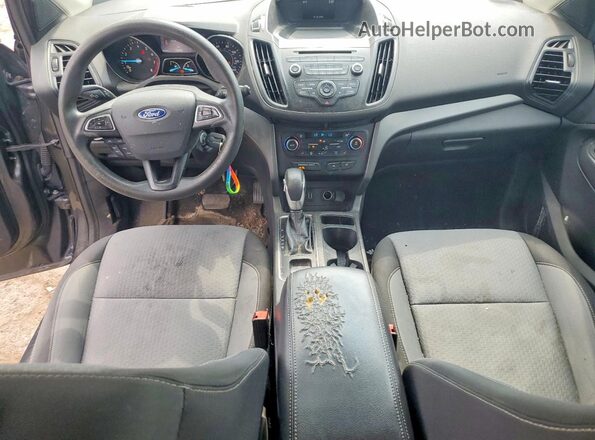 1FMCU0GD4JUD26710 2018 FORD ESCAPE Gray Dashboard view