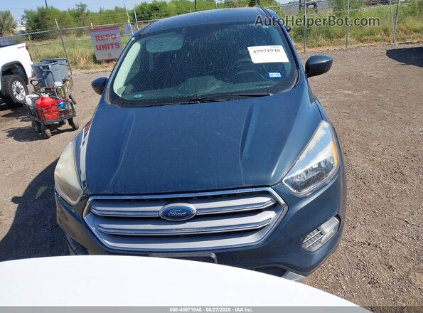 1FMCU0GD4KUA54029 2019 FORD ESCAPE Blue Вид щитка приладів