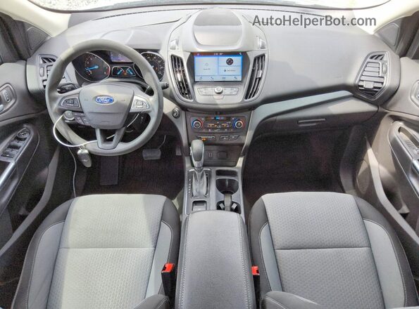 1FMCU0GD4KUB30994 2019 FORD ESCAPE Silver Widok deski rozdzielczej