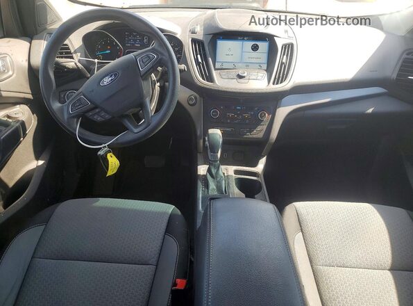 1FMCU0GD4KUB33197 2019 FORD ESCAPE Silver Widok deski rozdzielczej