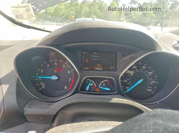 1FMCU0GD4KUB33197 2019 FORD ESCAPE Silver Widok zestawu wskaźników