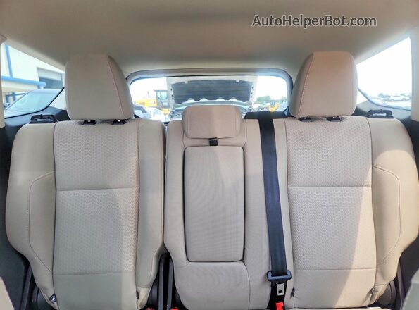 1FMCU0GD4KUB84666 2019 FORD ESCAPE Orange უკანა სავარძლების ხედი