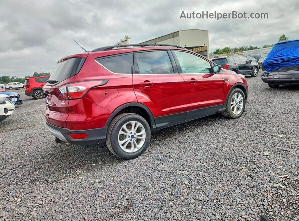 1FMCU0GD5HUA16446 2017 FORD ESCAPE Красный Задняя правая четверть