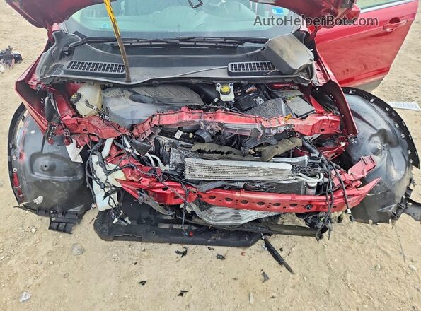 1FMCU0GD5HUB57226 2017 FORD ESCAPE Красный Вид задней части салона