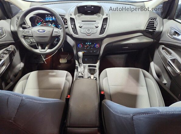 1FMCU0GD5HUE39253 2017 FORD ESCAPE Black Вид панелі приладів