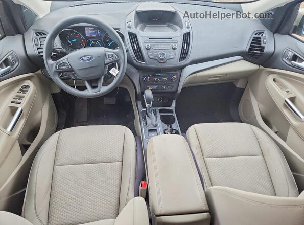 1FMCU0GD5JUA44088 2018 FORD ESCAPE Tan Առջևի վահանակի տեսք