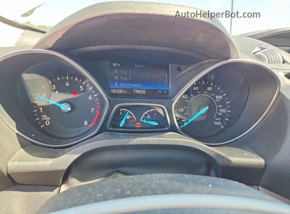 1FMCU0GD5JUB15368 2018 FORD ESCAPE White Вид щитка приладів