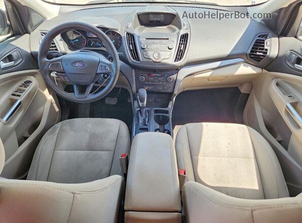 1FMCU0GD5JUB15368 2018 FORD ESCAPE White Вид панелі приладів
