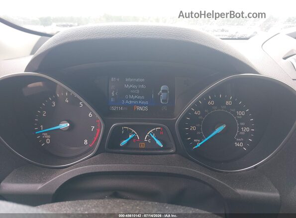 1FMCU0GD5JUB35426 2018 FORD ESCAPE Gray უკანა სავარძლების ხედი