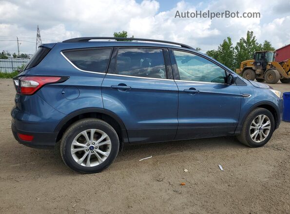 1FMCU0GD5JUB65350 2018 FORD ESCAPE Blue Trasero derecho