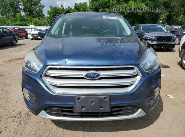 1FMCU0GD5JUB65350 2018 FORD ESCAPE Blue Vista frontal