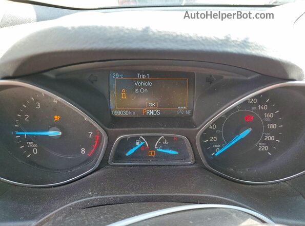 1FMCU0GD5JUB65350 2018 FORD ESCAPE Blue Vista del cuadro de instrumentos