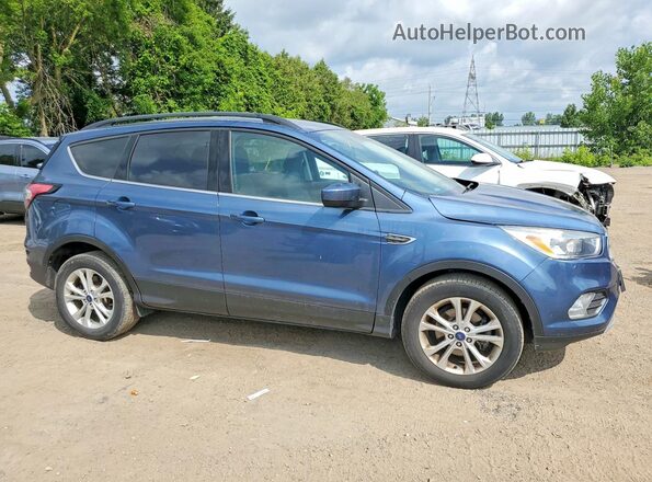 1FMCU0GD5JUB65350 2018 FORD ESCAPE Blue Delantero derecho
