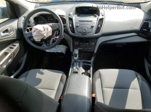 1FMCU0GD5JUB65350 2018 FORD ESCAPE Blue Vista del salpicadero