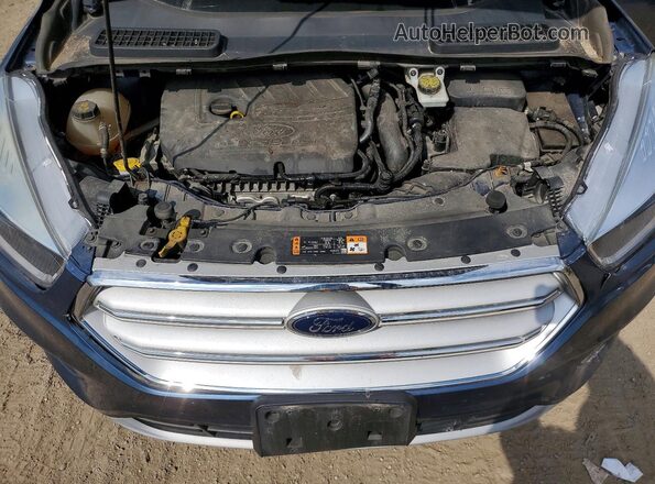 1FMCU0GD5JUB65350 2018 FORD ESCAPE Blue Շարժիչի բաժամունքի տեսք