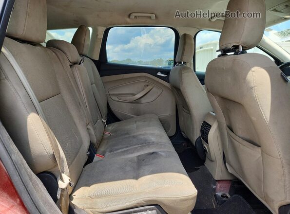 1FMCU0GD5JUB95609 2018 FORD ESCAPE Brown Rear interior view