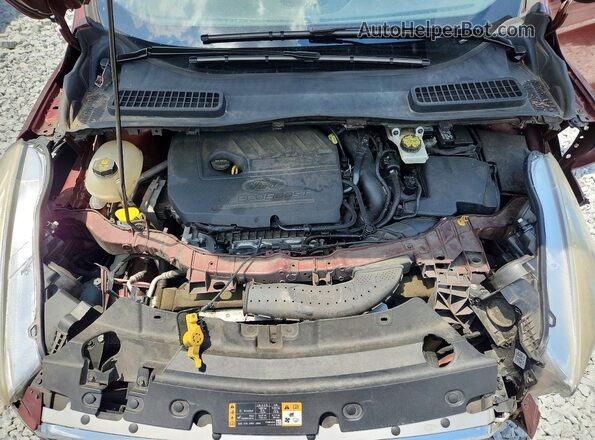 1FMCU0GD5JUB95609 2018 FORD ESCAPE Brown Engine compartment view