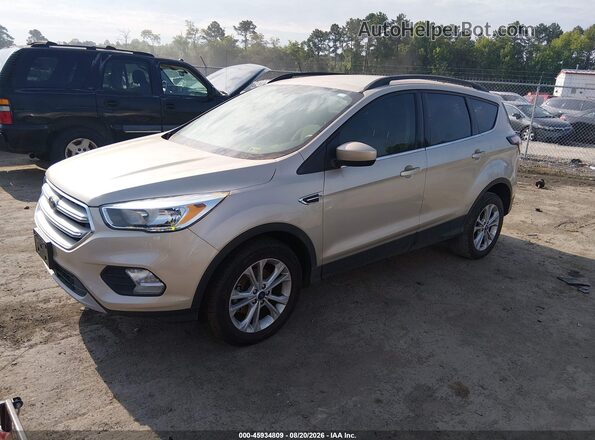 1FMCU0GD5JUC67585 2018 FORD ESCAPE Champagne Передняя левая четверть