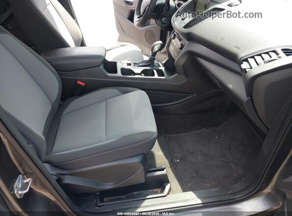 1FMCU0GD5JUD14355 2018 FORD ESCAPE Gray Widok wnętrza z przodu