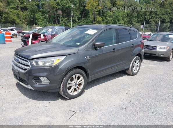 1FMCU0GD5JUD14355 2018 FORD ESCAPE Gray Przód lewy