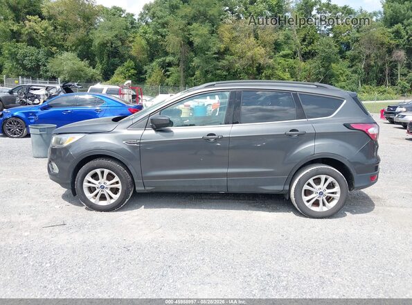1FMCU0GD5JUD14355 2018 FORD ESCAPE Gray Widok wnętrza 360 stopni