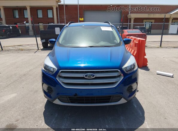 1FMCU0GD5JUD21919 2018 FORD ESCAPE Blue ხელსაწყოთა პანელის ხედი