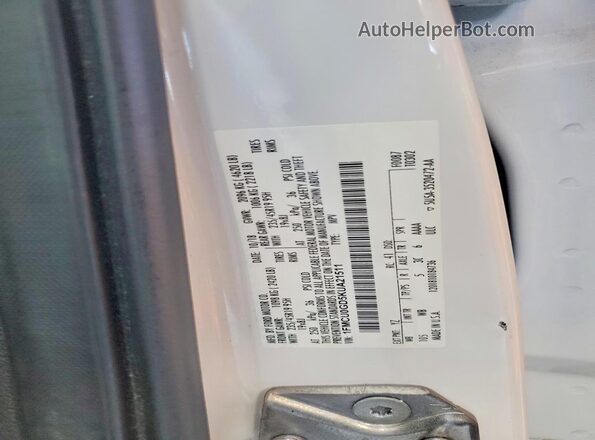 1FMCU0GD5KUA21511 2019 FORD ESCAPE White Vista del compartimento del motor