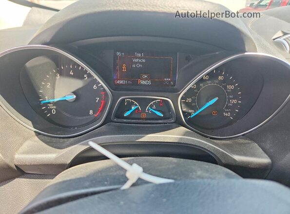 1FMCU0GD5KUA54282 2019 FORD ESCAPE Red ხელსაწყოთა პანელის ხედი