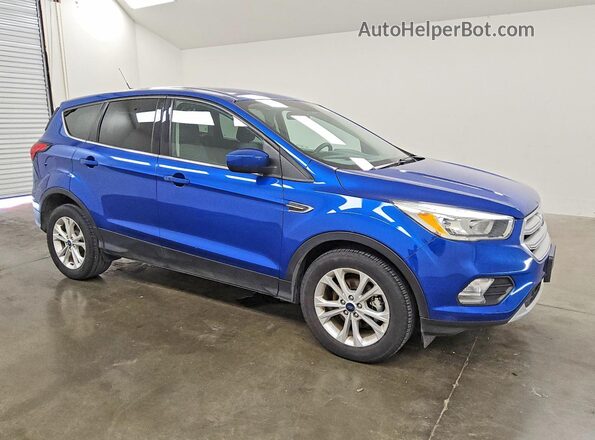1FMCU0GD5KUB31118 2019 FORD ESCAPE Blue Передня права чверть