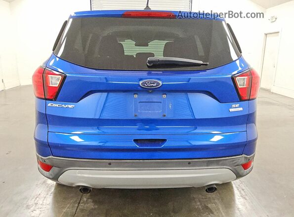 1FMCU0GD5KUB31118 2019 FORD ESCAPE Blue Вид ззаду