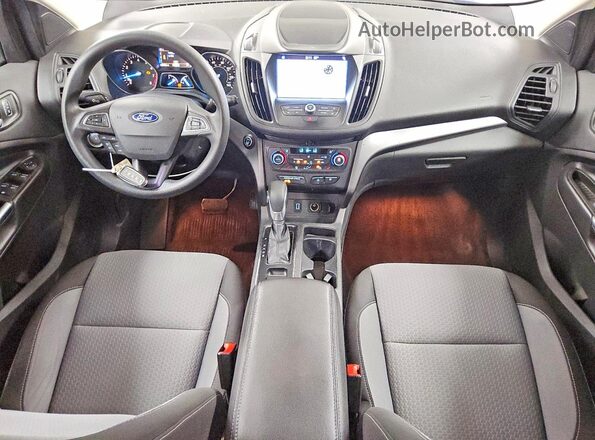 1FMCU0GD5KUB31118 2019 FORD ESCAPE Blue Вид панелі приладів