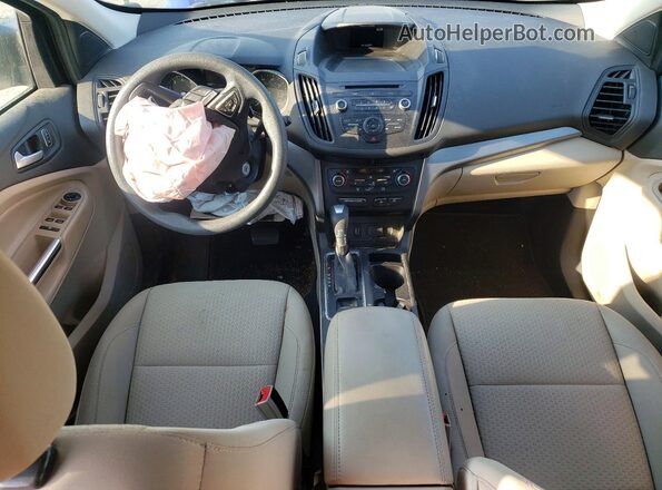 1FMCU0GD6HUA88174 2017 FORD ESCAPE Gray Вид панелі приладів