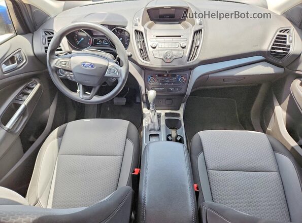 1FMCU0GD6HUE05516 2017 FORD ESCAPE Blue Dashboard view
