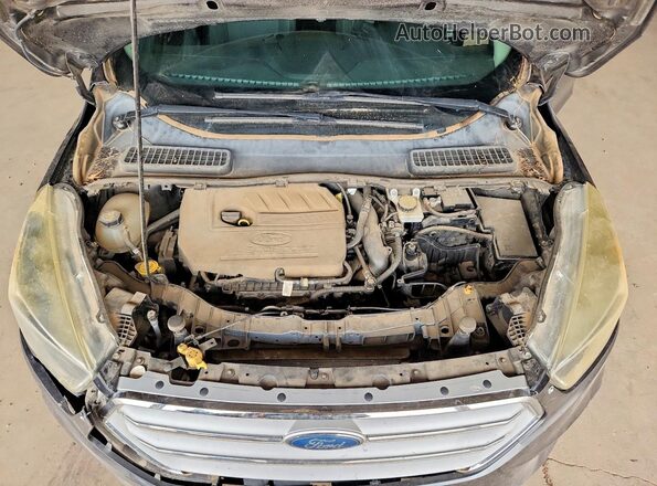 1FMCU0GD6JUB28338 2018 FORD ESCAPE Gray Շարժիչի բաժամունքի տեսք