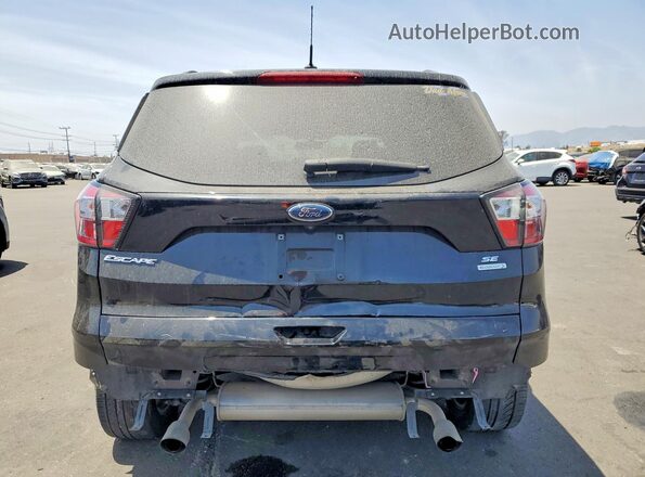 1FMCU0GD6JUC36894 2018 FORD ESCAPE Black უკანა ხედი