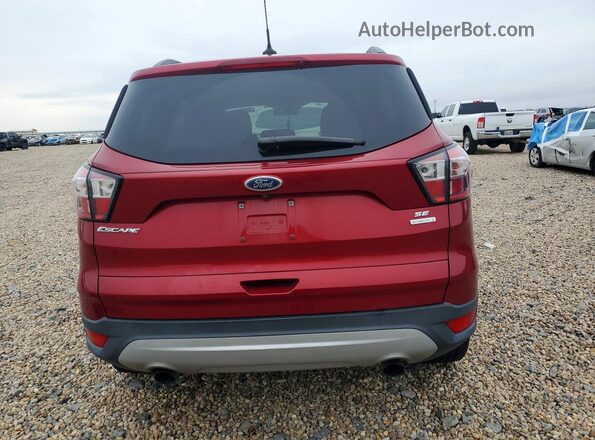 1FMCU0GD6JUD03199 2018 FORD ESCAPE Maroon Vista trasera