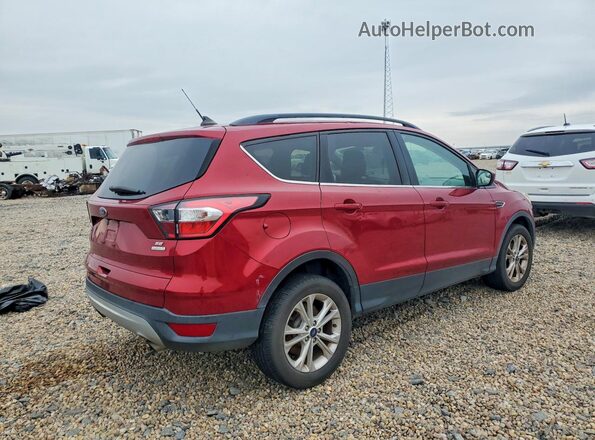 1FMCU0GD6JUD03199 2018 FORD ESCAPE Maroon Trasero derecho