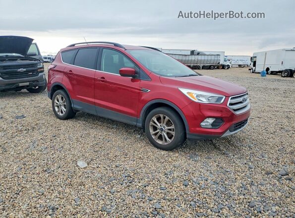 1FMCU0GD6JUD03199 2018 FORD ESCAPE Maroon Delantero derecho