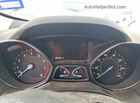 1FMCU0GD6JUD03199 2018 FORD ESCAPE Maroon Vista del cuadro de instrumentos