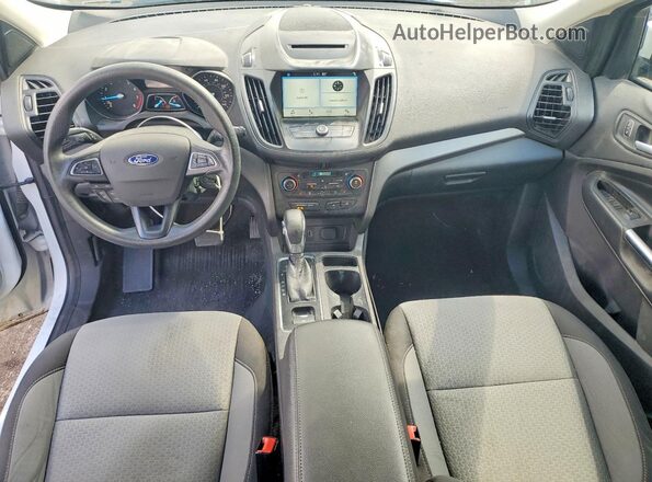 1FMCU0GD6JUD28085 2018 FORD ESCAPE White VIN კოდის სტიკერის ხედი