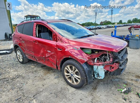 1FMCU0GD6JUD49860 2018 FORD ESCAPE Red Передня права чверть