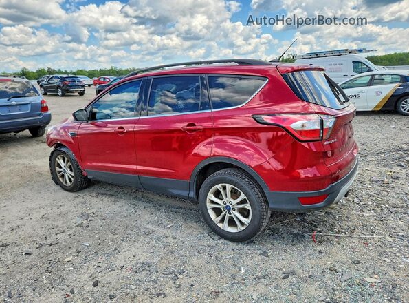 1FMCU0GD6JUD49860 2018 FORD ESCAPE Red Задня ліва чверть