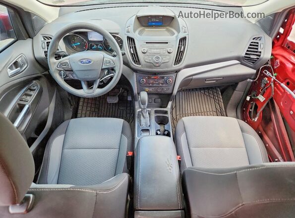1FMCU0GD6JUD49860 2018 FORD ESCAPE Red Вид панелі приладів